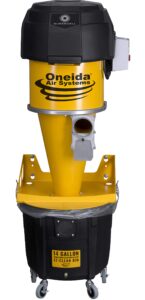 oneida air systems supercell high-pressure hepa-gfm dust collector (14-gallon)