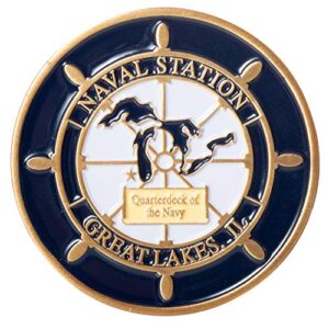 naval station great lakes challenge coin