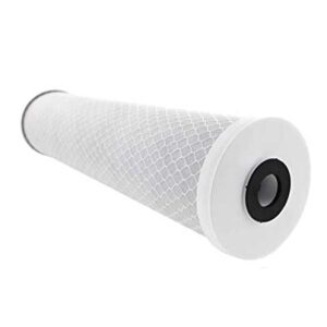 High Capacity 20” x 4.5” Full Flow Water Filter Replacement Cartridges - CTO Carbon Block - Fits Standard 20" x 4.5" Whole House Water Filtration Systems by IPW Industries Inc