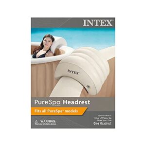 Intex 28501E Hot Tub Removable Inflatable Lounge Headrest Pillow Spa Accessory for Backyard, (2 Pack)