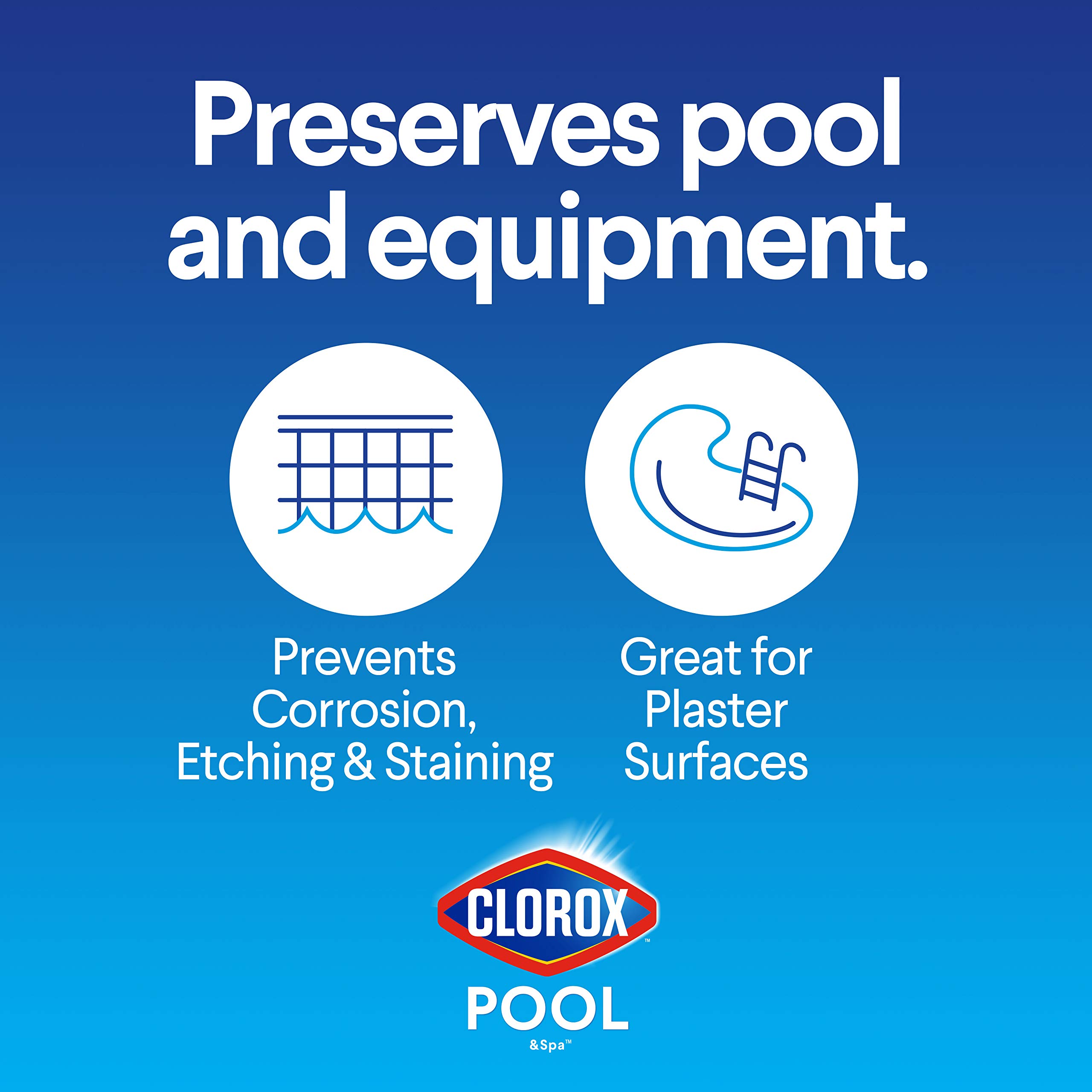 CLOROX Pool&Spa Calcium Hardness Increaser, Prevents Corrosion, Etching and Staining, 4LB