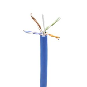 tripp lite cat6 bulk ethernet cable, cmp-lp .5a plenum, solid 23awg, 100w high-power poe and poe++, blue, 1000ft (n224-01k-bl-lp5)