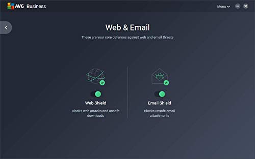 AVG Internet Security Business Edition 2020 | Antivirus protection for PCs, emails, servers & network | 1 PC, 1 Year [Download]