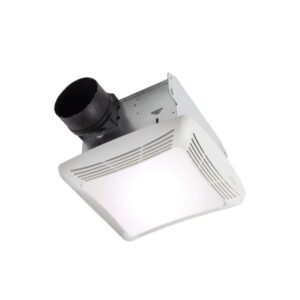 nutone 80 cfm ceiling bathroom exhaust fan with light