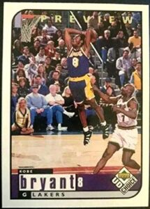 1998-99 ud choice preview #69 kobe bryant los angeles lakers nba basketball trading card