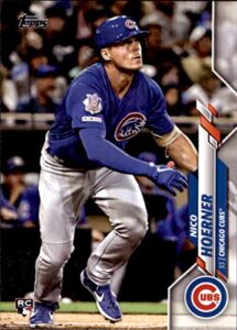 2020 topps #70 nico hoerner chicago cubs rookie baseball card