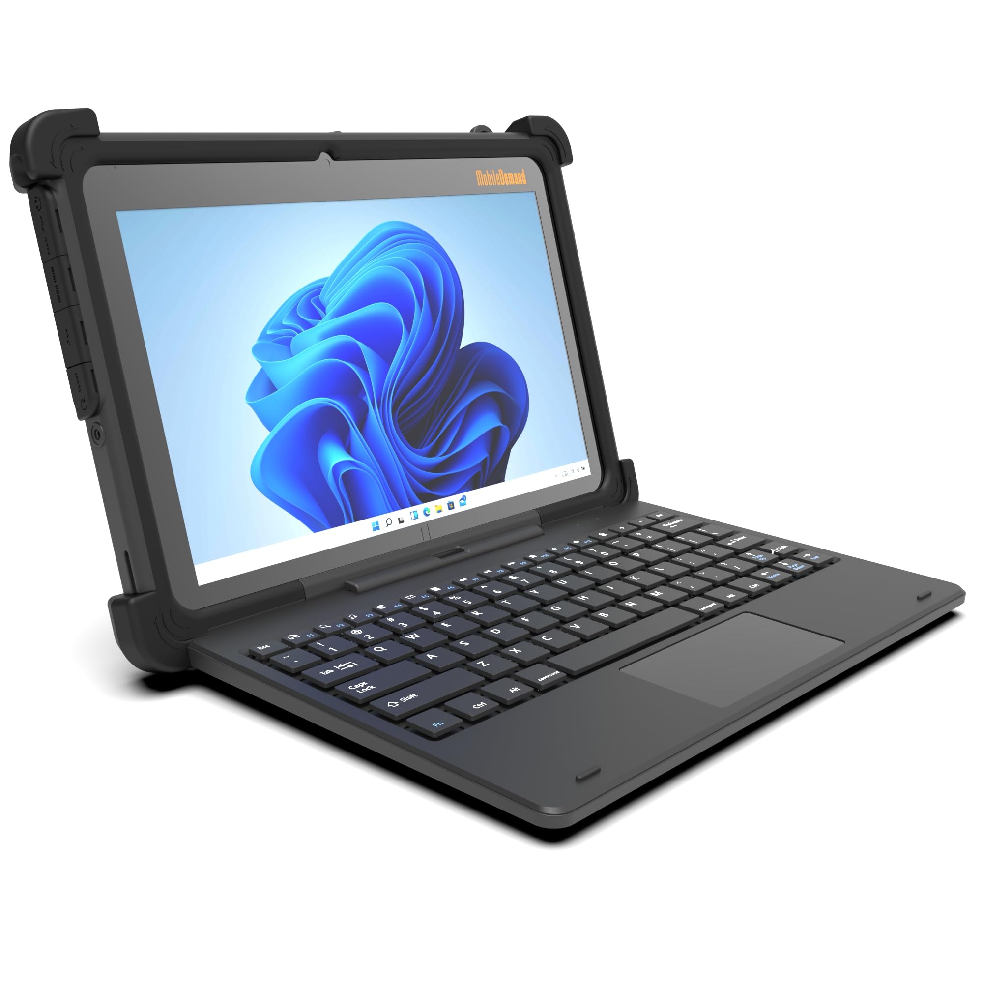 MobileDemand Flex 10B Rugged 10 inch Tablet with Keyboard and Windows 11 Pro Upgrade, A Rugged Laptop Tablet PC,(Beats Traditional Laptop Computer in Rigidity), Field Work Business Laptop