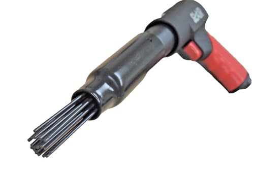 2 in 1 Pistol Air Pneumatic Needle Scaler Hammer Chisel 5000BPM 19 Needles 5 Chisels Remove Paint Rust Welding xx588