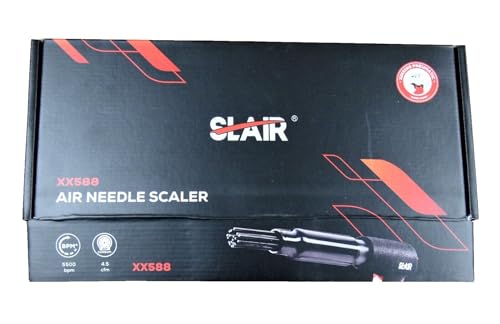 2 in 1 Pistol Air Pneumatic Needle Scaler Hammer Chisel 5000BPM 19 Needles 5 Chisels Remove Paint Rust Welding xx588