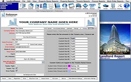 Rental Property Management Software - Landlord Report (MAC/WIN) - 10 Units