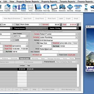 Rental Property Management Software - Landlord Report (MAC/WIN) - 10 Units