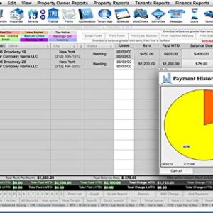 Rental Property Management Software - Landlord Report (MAC/WIN) - 10 Units