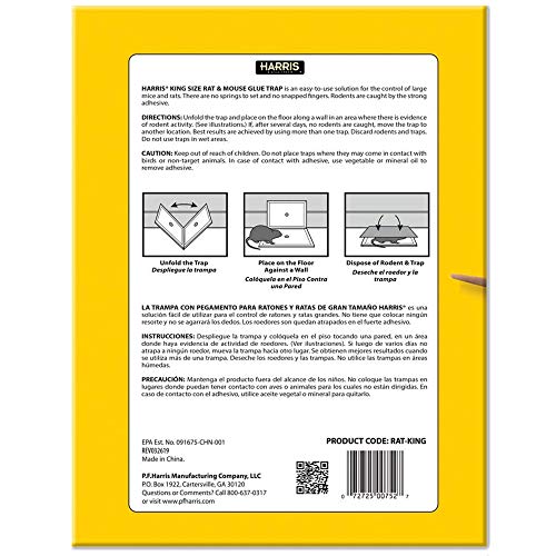 Harris King Size Rat & Mouse Glue Trap