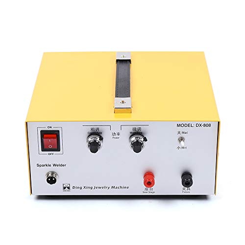 Spot Welder Jewelry Spot Welding Machine Tool Gold Silver Jewelry Spot Welding Tool 110V for Necklaces Earring 400W US STOCK