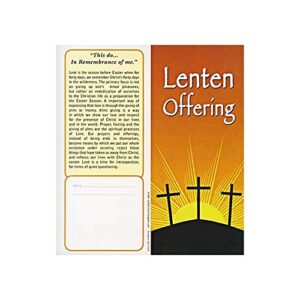 $40 this do in remembrance of me lenten easter dollar coin folder (pkg of 50)