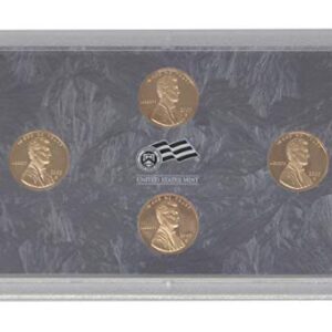 2009 S Proof Lincoln Bicentennial Cent 4 Coin Set - No Box or CoA Proof