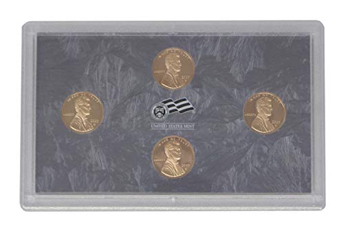 2009 S Proof Lincoln Bicentennial Cent 4 Coin Set - No Box or CoA Proof