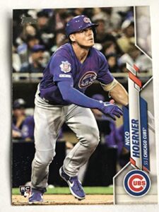 2020 topps #70 nico hoerner chicago cubs (rc - rookie card) nm-mt mlb baseball