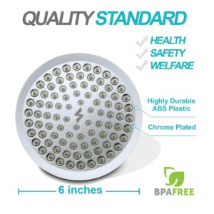 SparkPod Chrome High-Pressure Rain Shower Head with Matching 11" Shower Arm Extension - Control angle and height of your shower head for the Ultimate Experience Shower - 1-min Installation