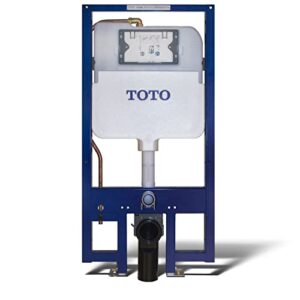 toto twt173m 1.28 gpf dual flush in-wall toilet tank only with copper supply line