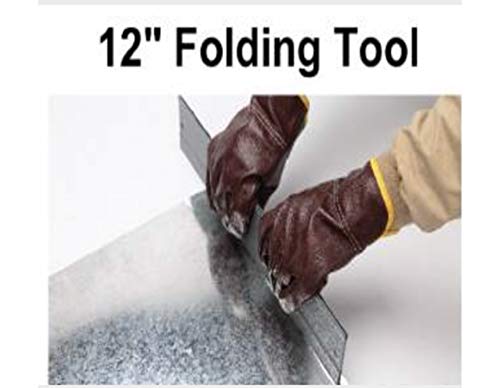 JOUNJIP 12" Duct Folding Channel Tool - 3/8" or 1" Uniform Bends In Sheet Metal