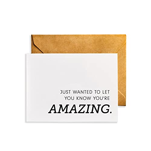 Proud of You Gift - You're Amazing Card - Congratulations Card - Card for Mom - Friendship Card