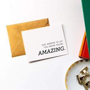 Proud of You Gift - You're Amazing Card - Congratulations Card - Card for Mom - Friendship Card