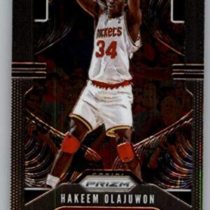 2019-20 Panini Prizm #4 Hakeem Olajuwon Houston Rockets NBA Basketball Trading Card