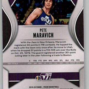 2019-20 Panini Prizm #17 Pete Maravich Utah Jazz NBA Basketball Trading Card