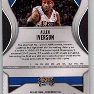 2019-20 Panini Prizm #6 Allen Iverson Philadelphia 76ers NBA Basketball Trading Card