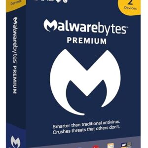 Malwarebytes | Amazon Exclusive | 18 Months, 2 Devices | PC, Mac, Android [Online Code]