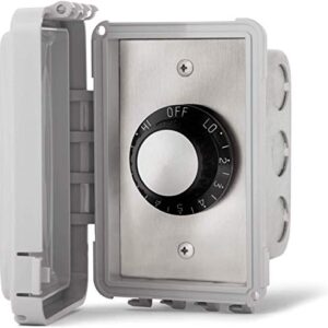 Infratech INF Input Regulator 14-4210 Single In-Wall Controller with Weatherproof Cover