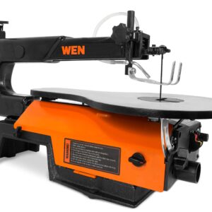 WEN 3922 16-inch Variable Speed Scroll Saw with Easy-Access Blade Changes