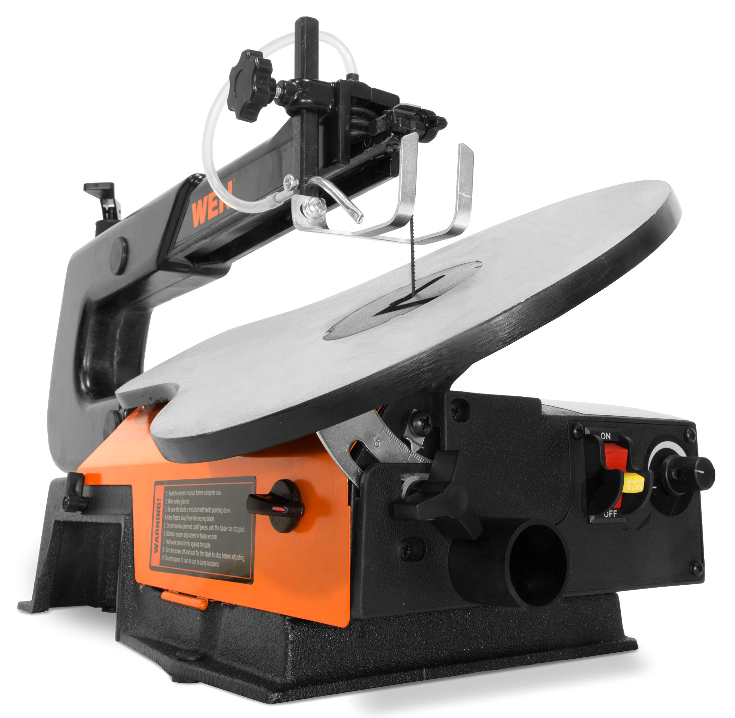 WEN 3922 16-inch Variable Speed Scroll Saw with Easy-Access Blade Changes