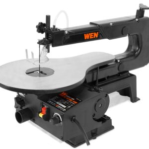 WEN 3922 16-inch Variable Speed Scroll Saw with Easy-Access Blade Changes