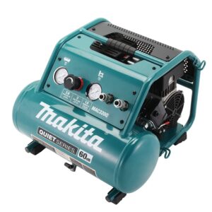 Makita MAC320Q Quiet Series 1-1/2 HP, 3 Gallon, Oil-Free, Electric Air Compressor