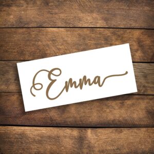 personalized name decal