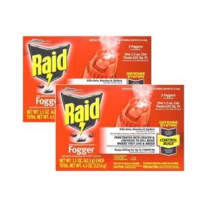 raid concentrated deep reach fogger, 1.5 oz (2)
