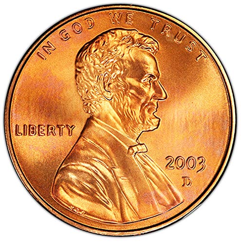 2003 D BU Lincoln Memorial Cent Choice Uncirculated US Mint