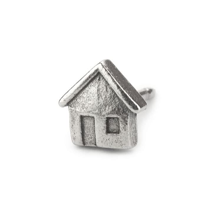 Silver House Metal Map Push Pins