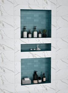 uni-green shower niche comb 16x34 in ready to tile