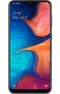 samsung galaxy a20-32gb+3gb ram, 6.4" infinity-v display, locked - metro by t-mobile only