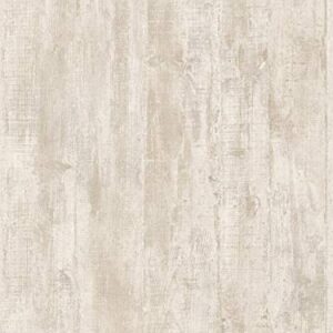 UGEPA Huck Cream Weathered Wood Plank Wallpaper