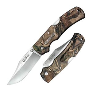 Cold Steel Double Safe Hunter Folding Knife with Rocker Lock and Secondary Safety Mechanism, Camo, One Size