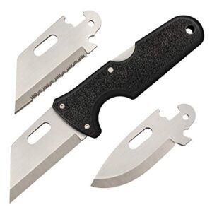 cold steel 40a click n cut folder 2.5 in blade abs handle, one size