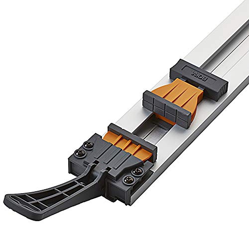 Bora 100” WTX Ruled Clamp Edge Saw Guide for Woodworking, Contractors, Carpenters and DIY, Guide for Circular Saws, 100 Inch Cutting Length, 545100