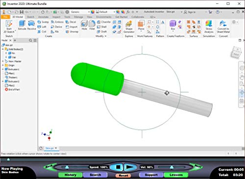 Autodesk Inventor 2020: Solid Modeling – Video Training Course