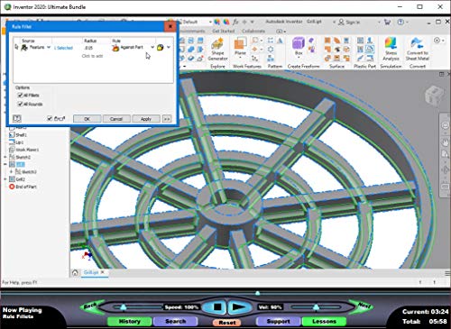 Autodesk Inventor 2020: Solid Modeling – Video Training Course