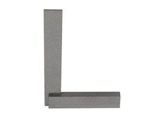 omex machinist steel square 6" | precision square solid industrial | 90 right angle precision ground hardened steel | 6 inches / 150 mm