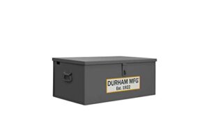 durham welders box, jobsite box, 3.3 cu. ft, 14 gauge steel, 30-11/16 x 17-3/8 x 12-3/16, gray (jscwb-163012-94t-d719)